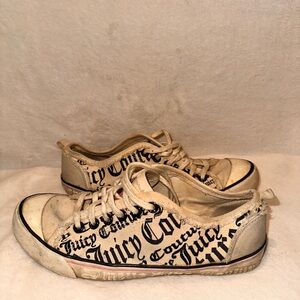 Juicy Couture Cream Y2K Sneakers